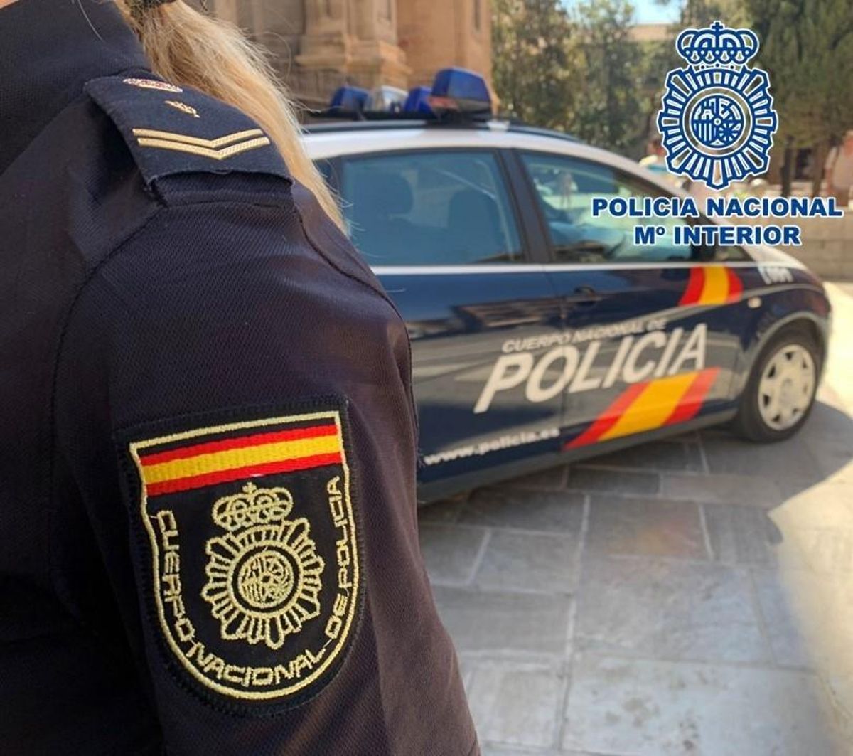 Imagen de un vehículo de la Policía Nacional. Imagen de un vehículo de la Policía Nacional.