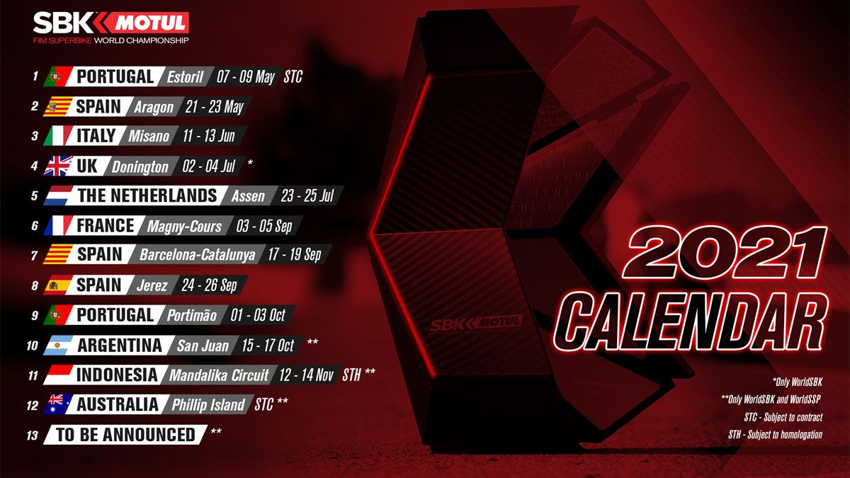 Calendrier Sbk 2023 El Mundial De Superbikes Actualiza Su Calendario, Que Pasa Por Barcelona