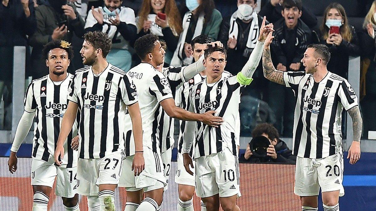 Jugadores de la Juventus, celebrando un gol