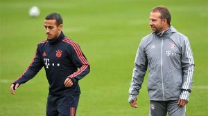 Flick felicita a Klopp por el fichaje de Thiago Flick felicita a Klopp por el fichaje de Thiago