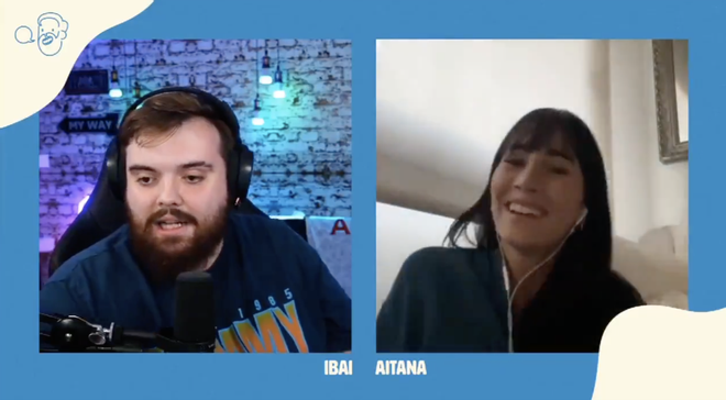Aitana confiesa a Ibai que han echao a su novio de Élite Aitana confiesa a Ibai que han echao a su novio de Élite