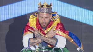 Sergio Ramos, celebrando la última Liga de Campeones Sergio Ramos, celebrando la última Liga de Campeones