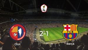 El Olot vence 2-1 al Barcelona B en el Camp Municipal dOlot El Olot vence 2-1 al Barcelona B en el Camp Municipal dOlot