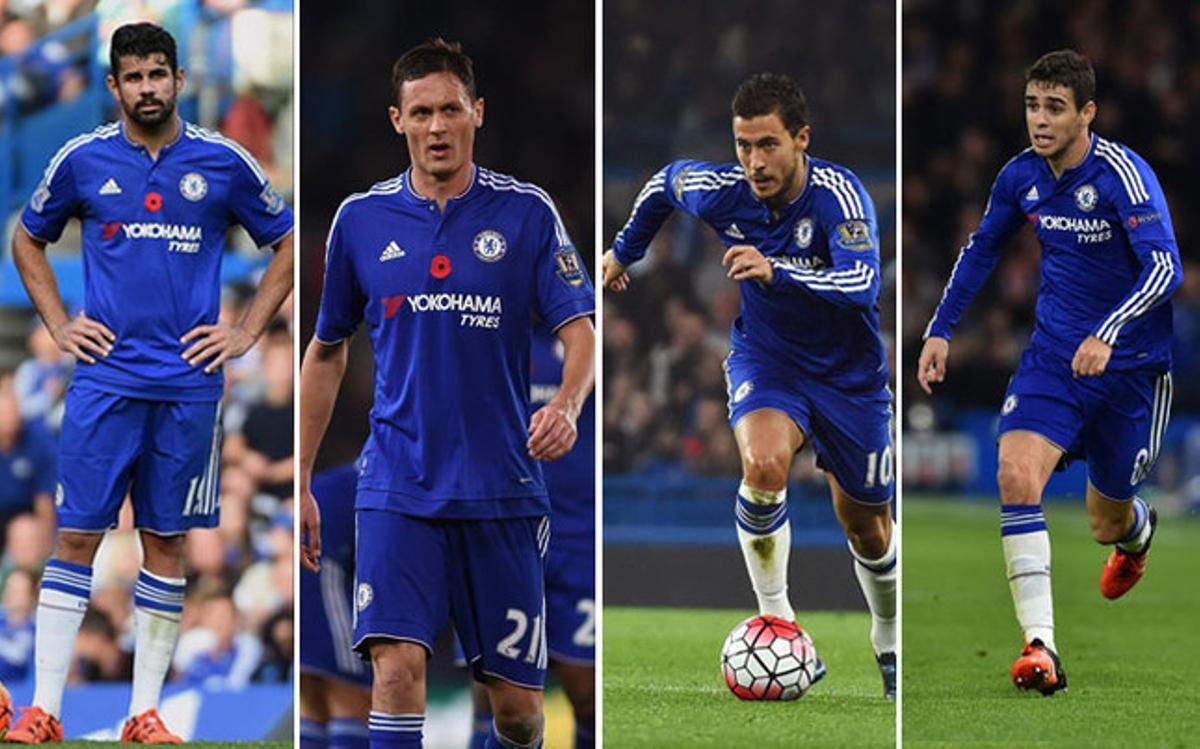 Diego Costa, Matic, Hazard y Oscar podrían dejar el Chelsea en enero