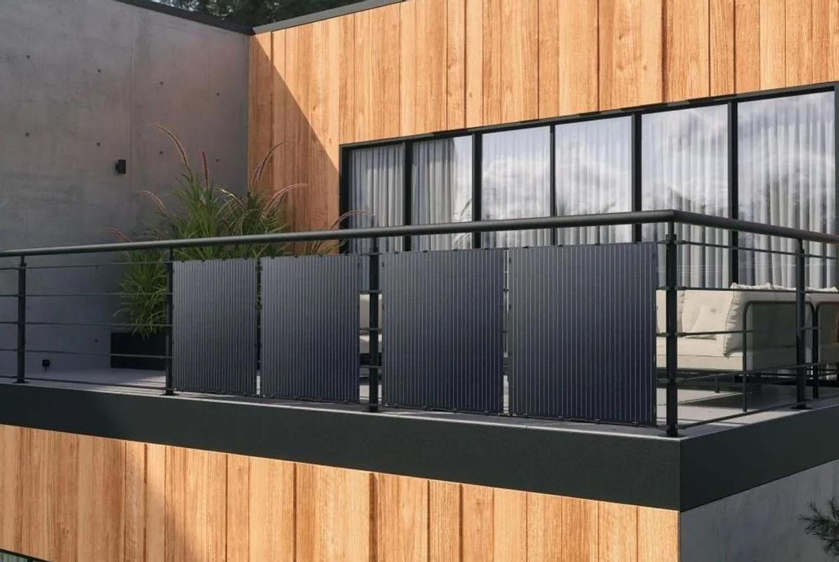 Paneles solares para el balcón permiten ahorrar hasta un 40% del recibo de luz