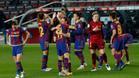 El FC Barcelona femenino juega en el Camp Nou 50 años después