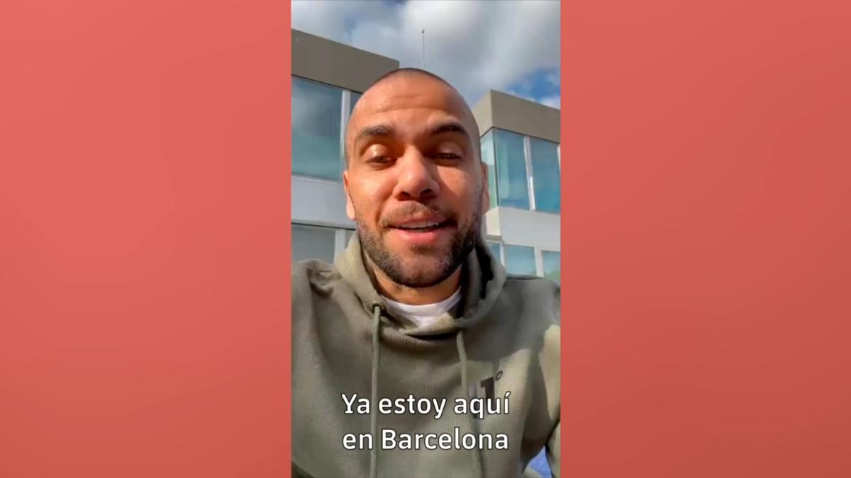 El mensaje más sincero de Dani Alves a la afición azulgrana en catalán