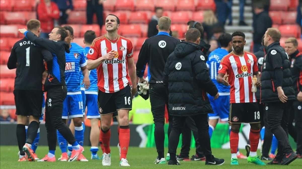 John OShea lamenta el descenso del Sunderland John OShea lamenta el descenso del Sunderland