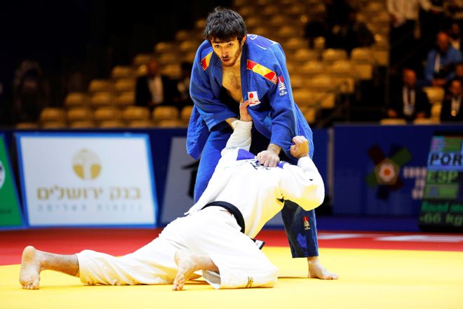 Alberto Gaitero, durante los Europeos de judo Alberto Gaitero, durante los Europeos de judo
