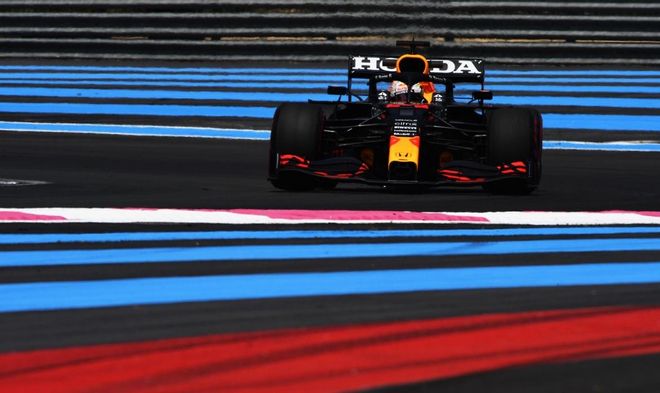 Verstappen, en acción en Paul Ricard Verstappen, en acción en Paul Ricard