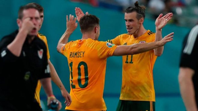 Bale asistió y Ramsey marcó Bale asistió y Ramsey marcó