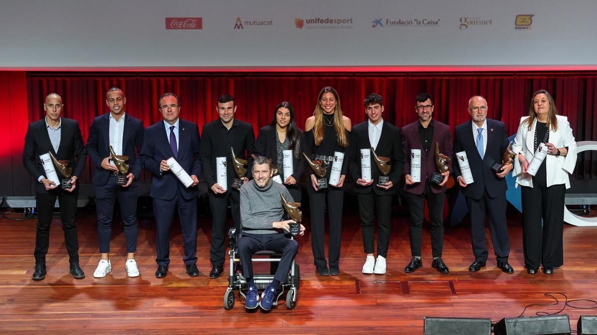 Los premiados de la 26ª edición de la Festa de lEsport Català