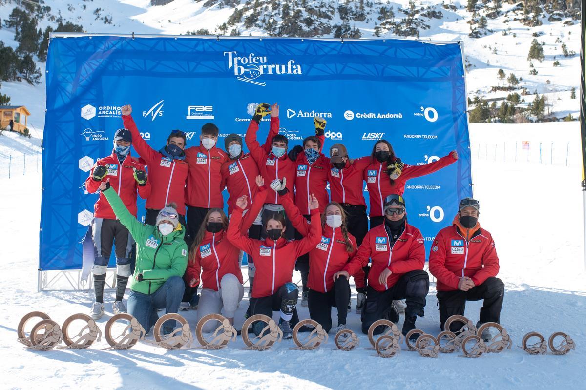 Andorra cierra el 30º Trofeo Borrufa con 10 medallas y 25 podios