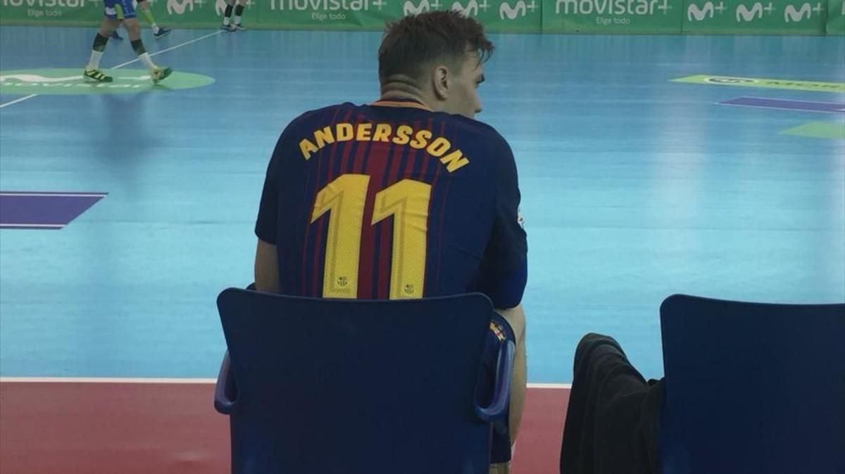 Lasse Andersson, en Zamora a punto de redebutar con el Barça Lassa Lasse Andersson, en Zamora a punto de redebutar con el Barça Lassa