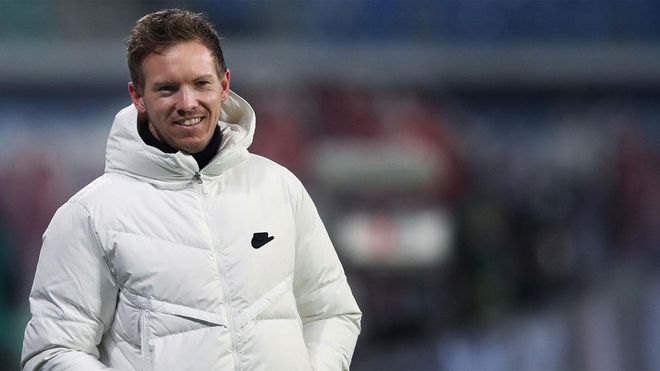 Julian Nagelsmann, entrenador del Leipzig Julian Nagelsmann, entrenador del Leipzig