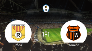 El Roda y el Torrent empatan 1-1 y se reparten los puntos El Roda y el Torrent empatan 1-1 y se reparten los puntos