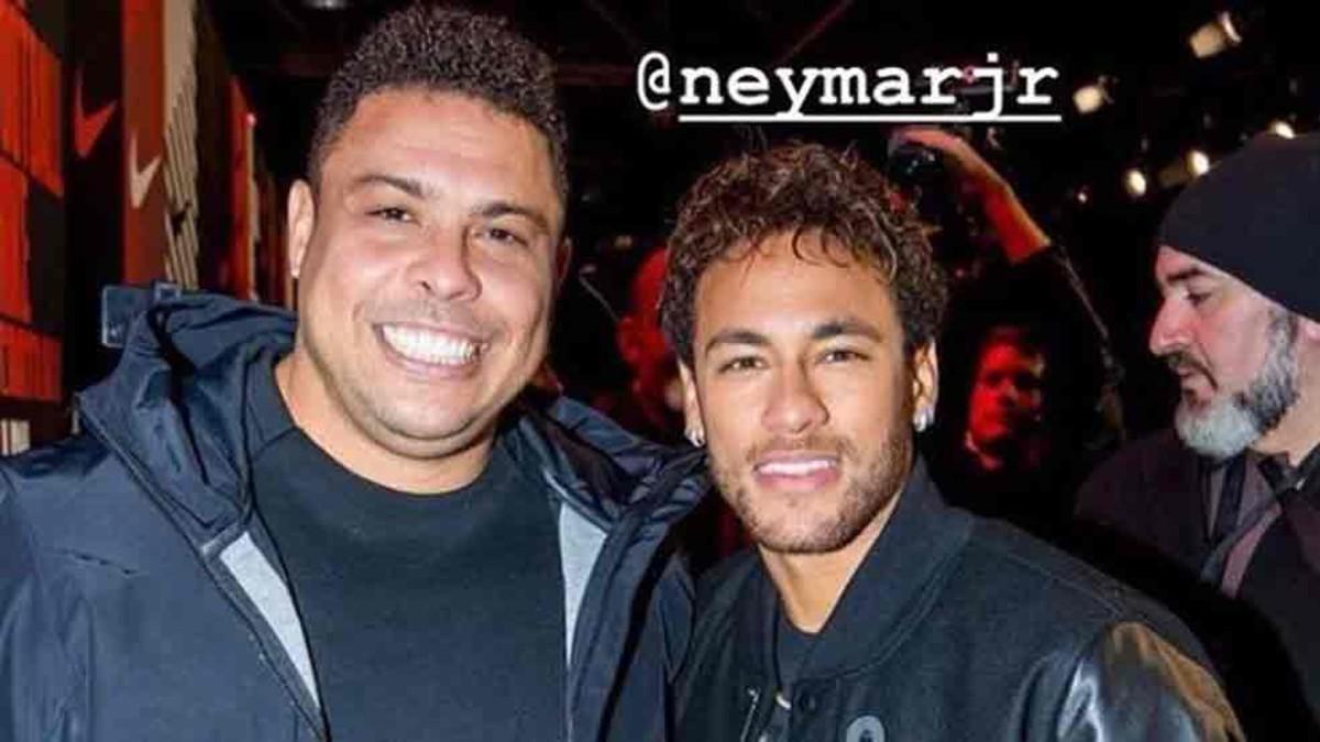 Saqueo tijeras Azul Ronaldo le muestra el camino a Neymar hacia el Real Madrid