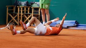 Djokovic pasó un mal trago en la final de Belgrado