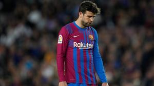 FC Barcelona - Mallorca | Piqué pidió el cambio y fue sustituido por Eric García