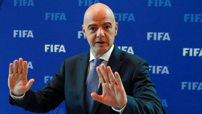Infantino dio positivo por coronavirus. Infantino dio positivo por coronavirus.