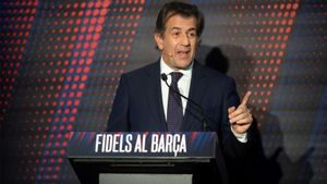 Toni Freixa durante un acto Toni Freixa durante un acto