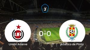 El Unión Adarve y el Atlético de Pinto se reparten los puntos en el Estadio Municipal García de la Mata (0-0) El Unión Adarve y el Atlético de Pinto se reparten los puntos en el Estadio Municipal García de la Mata (0-0)