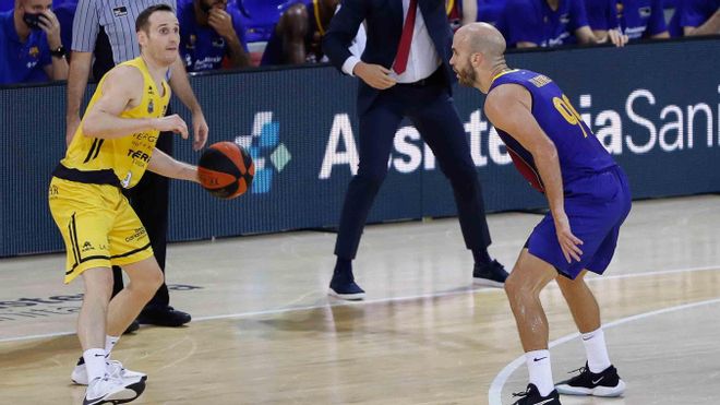 Huertas, en el Palau cara a cara con Calathes Huertas, en el Palau cara a cara con Calathes