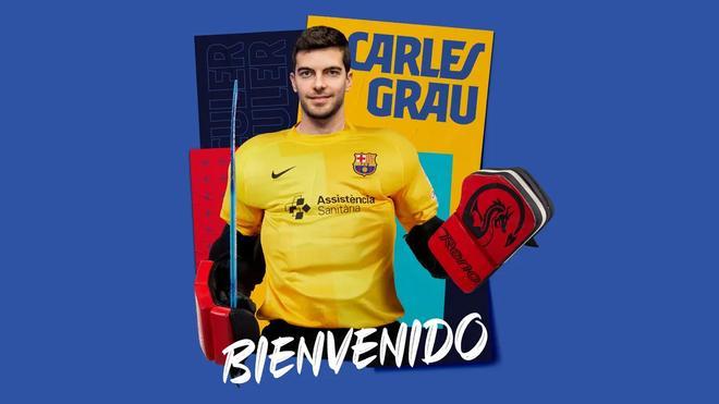 OFICIAL: Carles Grau, nuevo portero del Barça