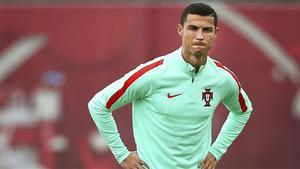 El último entrenamiento de Cristiano con Portugal