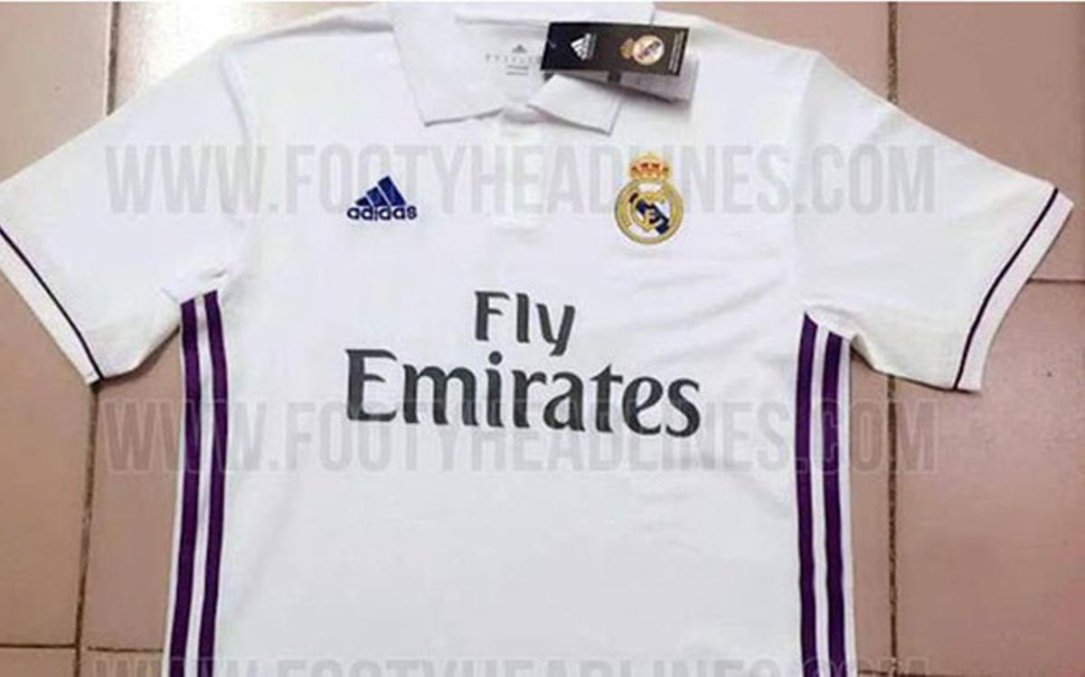 Así es la camiseta de la próxima temporada del Real Madrid
