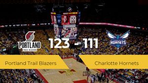 Portland Trail Blazers se queda con la victoria frente a Charlotte Hornets por 123-111 Portland Trail Blazers se queda con la victoria frente a Charlotte Hornets por 123-111