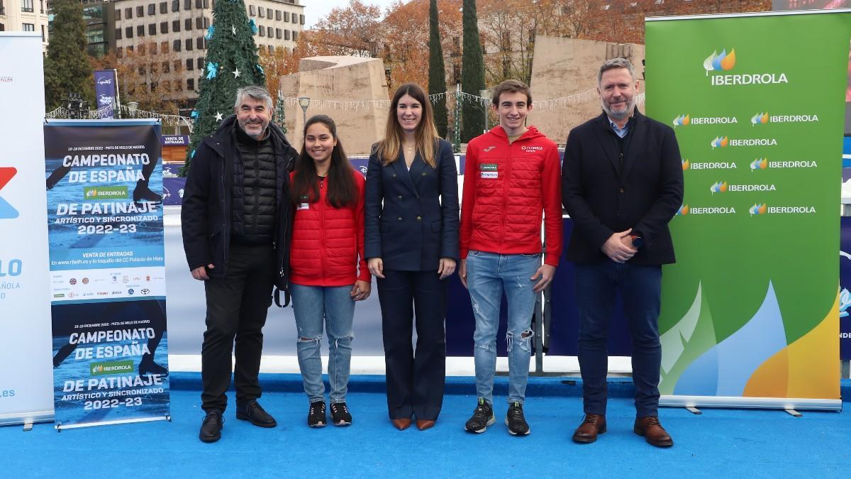 La presentación del Campeonato de España de patinaje