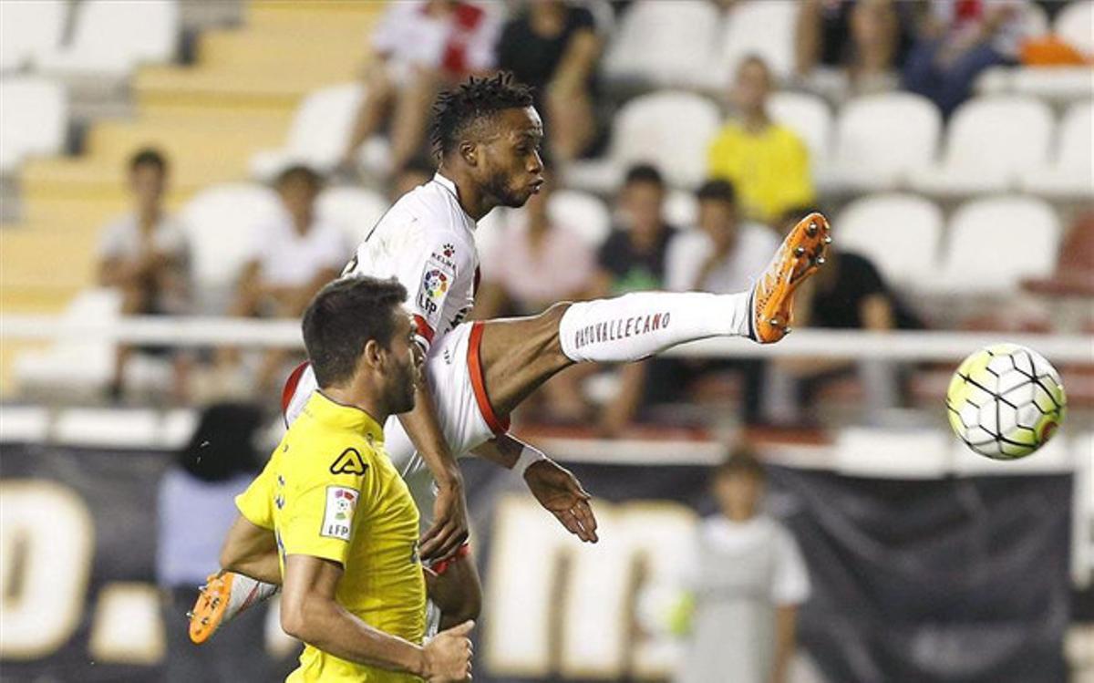Lass Bangoura en el partido ante Las Palmas Lass Bangoura en el partido ante Las Palmas