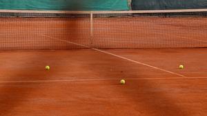 Imagen de archivo de una pista de tenis