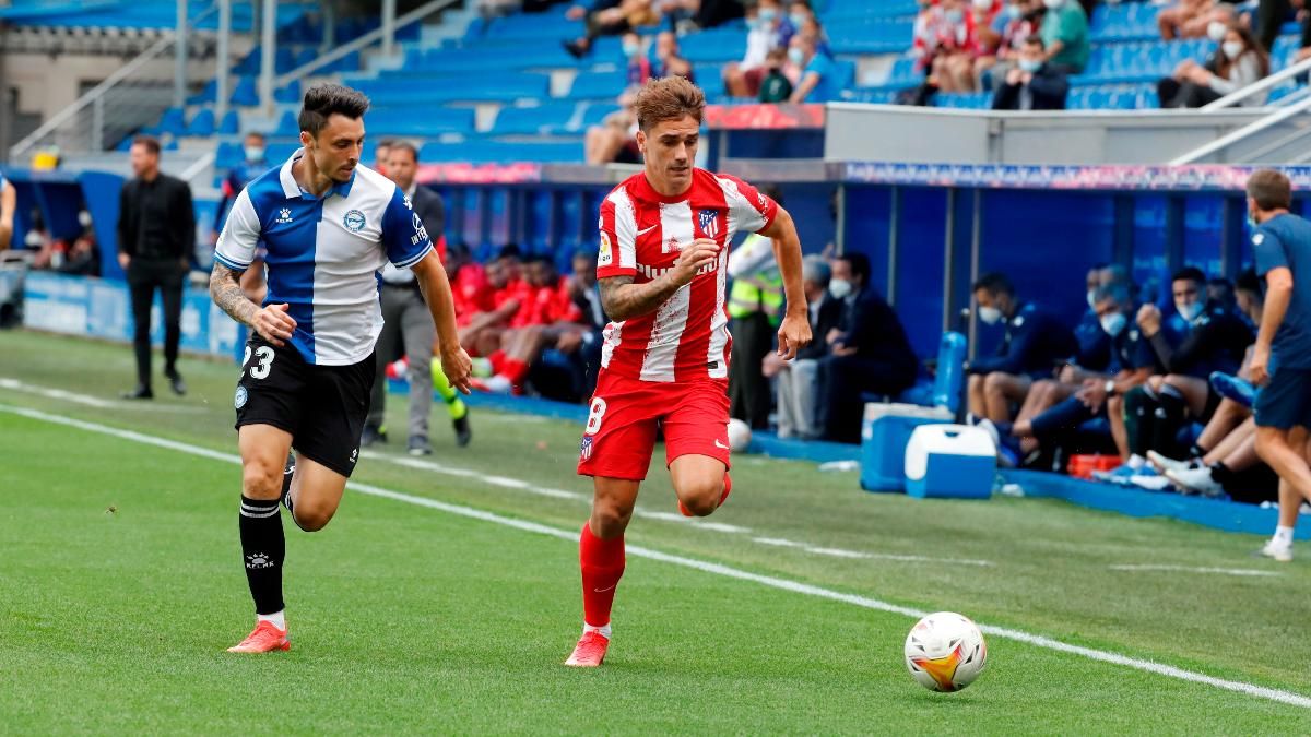 Griezmann, actual jugador del Atlético de Madrid Griezmann, actual jugador del Atlético de Madrid