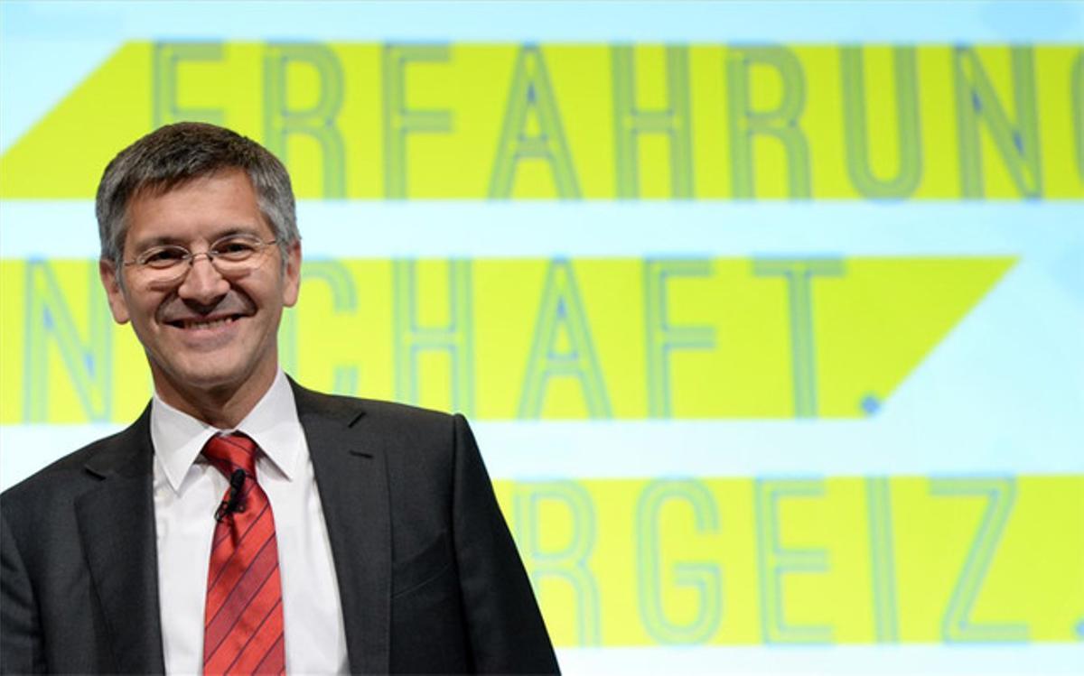 Herbert Hainer, presidente del Bayern, en una imagen de archivo