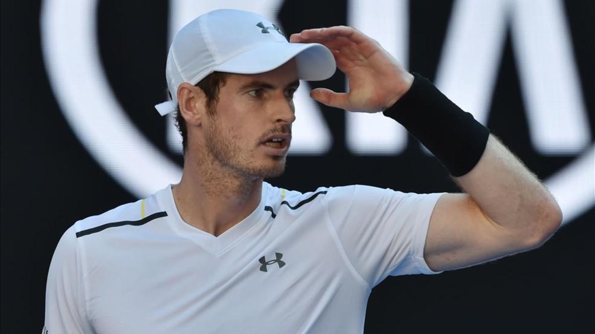 Andy Murray, en acción Andy Murray, en acción