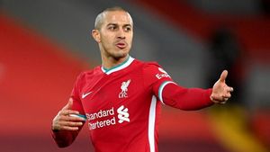 Thiago, jugador del Liverpool. Thiago, jugador del Liverpool.