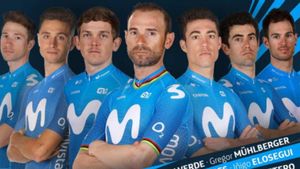 Valverde encabeza el equipo de Movistar Valverde encabeza el equipo de Movistar