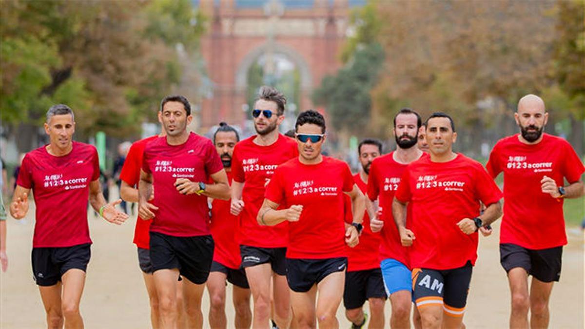 Gómez Noya se prepara para el triatlón de Barcelona