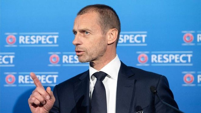 Aleksander Ceferin, presidente de la UEFA. Aleksander Ceferin, presidente de la UEFA.