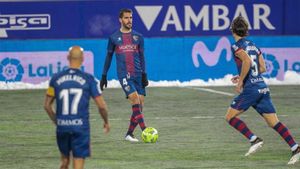 Insua, durante un partido Insua, durante un partido