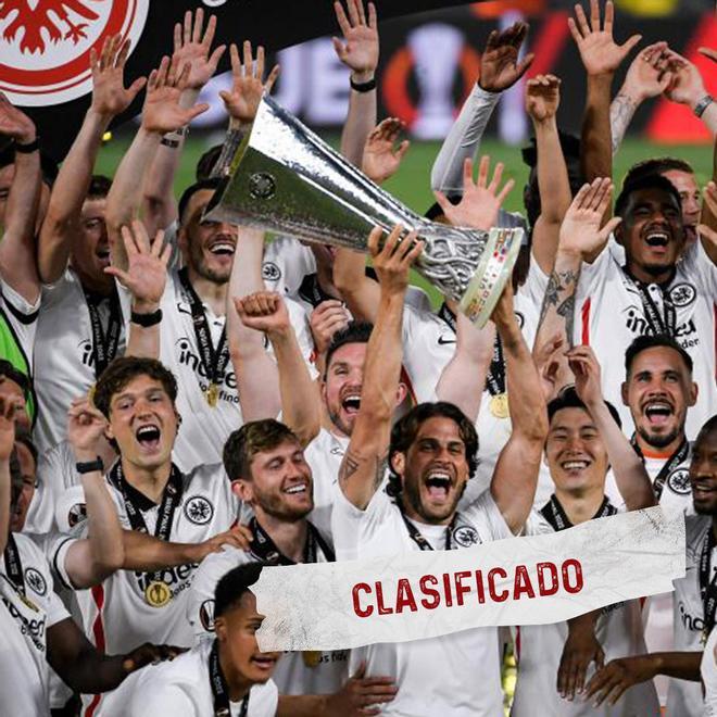 El Eintracht entra en Champions como campeón de la Europa League