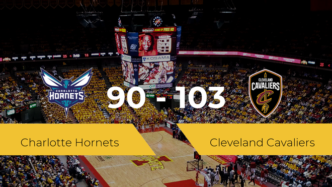 Cleveland Cavaliers gana a Charlotte Hornets por 90-103 Cleveland Cavaliers gana a Charlotte Hornets por 90-103