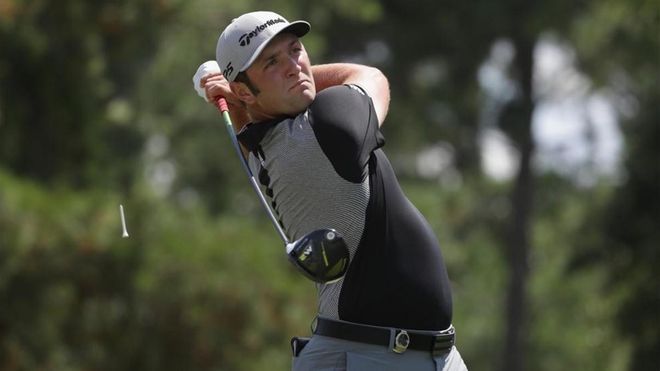 Jon Rahm estaba satisfecho de su primer día en Quail Hollow Jon Rahm estaba satisfecho de su primer día en Quail Hollow