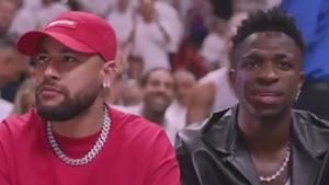 La cara de Vini se vuelve viral al ver que la NBA se olvida de él... y más tarde le compensaron