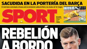 Esta es la portada de SPORT Esta es la portada de SPORT