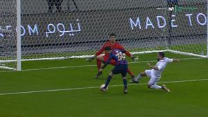 Gavi marcó el primer gol del partido ante el Real Madrid