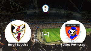 El Beroil Bupolsa salva un punto ante el Burgos Promesas (1-1) El Beroil Bupolsa salva un punto ante el Burgos Promesas (1-1)