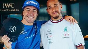 Alonso y Hamilton acabaron tan amigos tras la anterior polémica en el GP de Bélgica